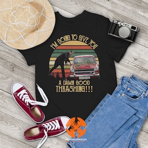 Ich werde Ihnen ein verdammt gutes Thrashing Vintage T-Shirt, Fawlty Towers Shirt, lustiges Film-Shirt, Geschenk-T-Stück für Sie und Ihre Freunde geben