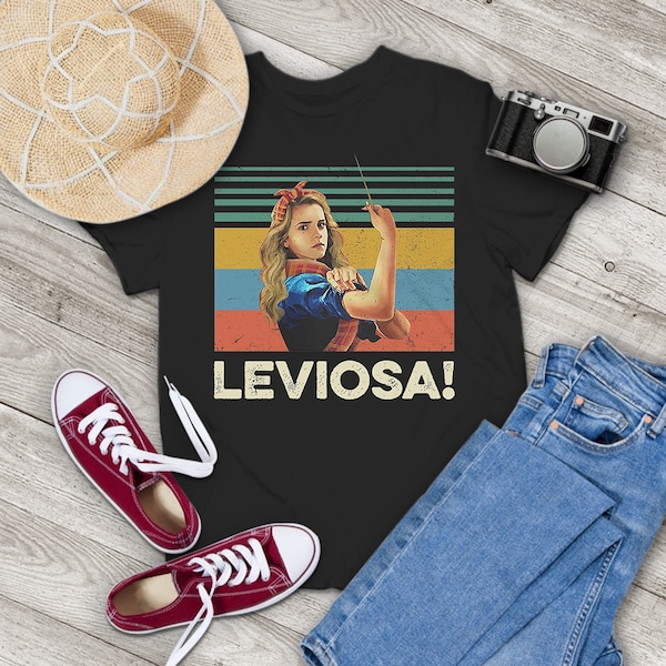 Leviosa Vintage T-Shirt, Hermine Liebhaber Fan Shirt, Geschenk Tee für Sie und Ihre Freunde