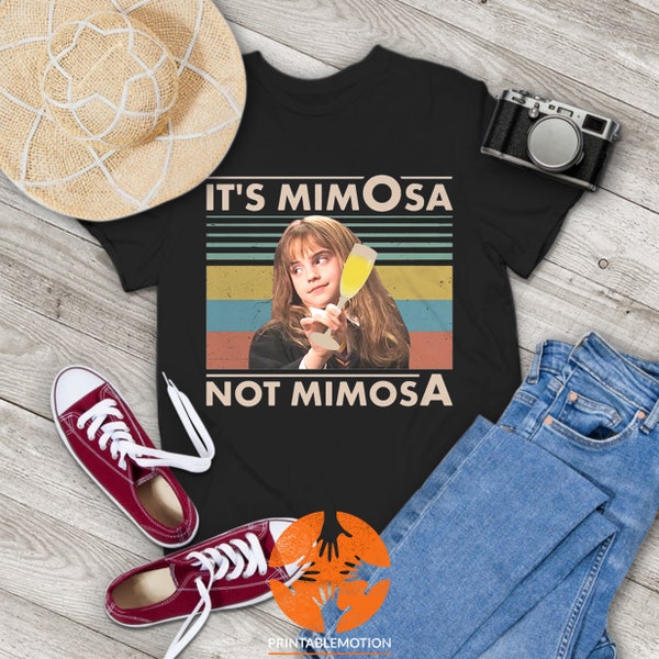 Es ist Mimosa nicht Mimosa Vintage T-Shirt, Hermione Lovers Fan Shirt, Geschenk Tee für Sie und Ihre Freunde