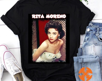 Rita Moreno Vintage Retro Actress Vintage T-Shirt, Puerto Rico Singer Shirt, Rita Moreno Shirt, Rita Moreno Gift Tee