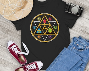 Symbols Of Time Legend Of Zelda Vintage T-Shirt, Legend Of Zelda Shirt, Video Game Shirt, Adventure Game Shirt, Gift Tee For You And Family