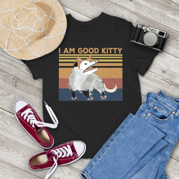 I Am Good Kitty Opossum Animal Lover Gift T-Shirt I Am Good Kitty Opossum Animal Lover Gift T-Shirt