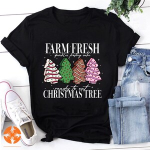 Christmas Tree Cake Vintage T-Shirt, Christmas Shirt, Cute Christmas Gift, Christmas Cake Shirt
