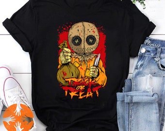Sam Michael Myers Trick Or Treat Unisex Vintage T-Shirt, Michael Myers Shirt, Serial Killer Shirt, Sam Michael Myers Shirt