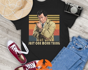 Columbo Just One More Thing Detective Movie Vintage T-Shirt, Detective Shirt, Columbo Shirt, Gift Tee For You And Your Friends
