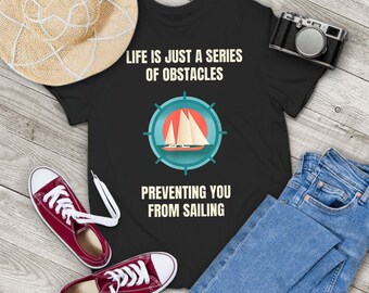 Funny Sailing Sailor Sailboat Yach Captain Vintage T-Shirt, Sailboat Shirt, Sailing Shirt, Sailor Shirt, Gift Tee For You And Family