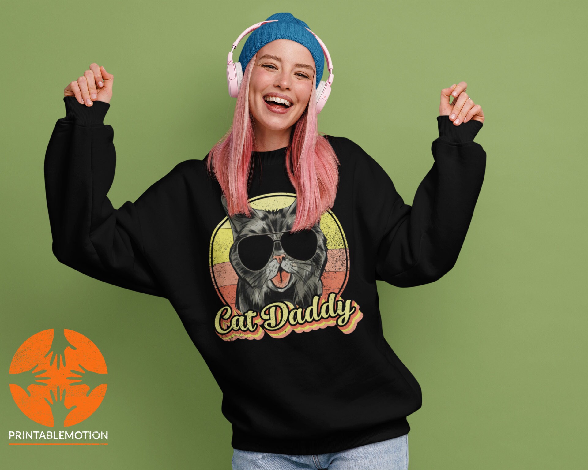 Best Cat Dad Ever Best Cat Dad Dad Kitten' Maglietta Uomo - Foto 2