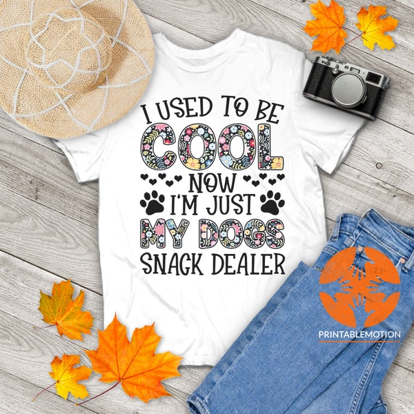 Früher cool jetzt bin ich nur meine Hunde Snack Dealer Vintage T-Shirt, Hunde Shirt, Hunde Liebhaber Shirt, Geschenk Tee für Sie und Ihre Familie