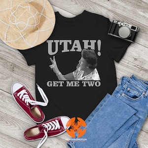 Utah Get Me Two Vintage T-Shirt, Point Break Shirt, Angelo Pappas Shirt, 90s Movie Shirt, FBI Agent Shirt, Gift Tee For You And Your Family