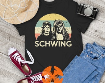 Wayne's World Schwing Vintage T-Shirt, Wayne's World Shirt, Wayne Shirt, Wayne Lovers Shirt, Funny Gift Tee For You And Your Friends