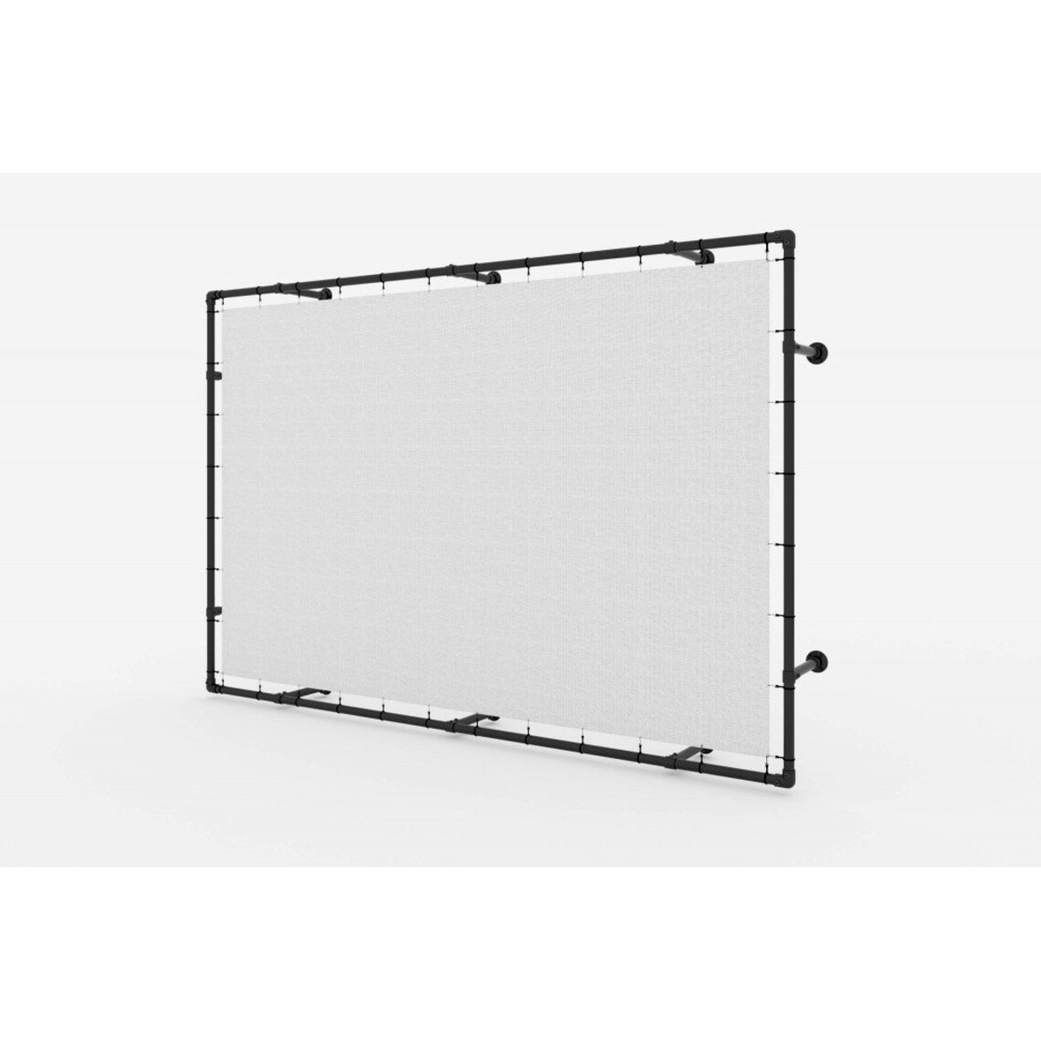 Wall Mounted Banner Aluminium Tension Frame black on Etsy