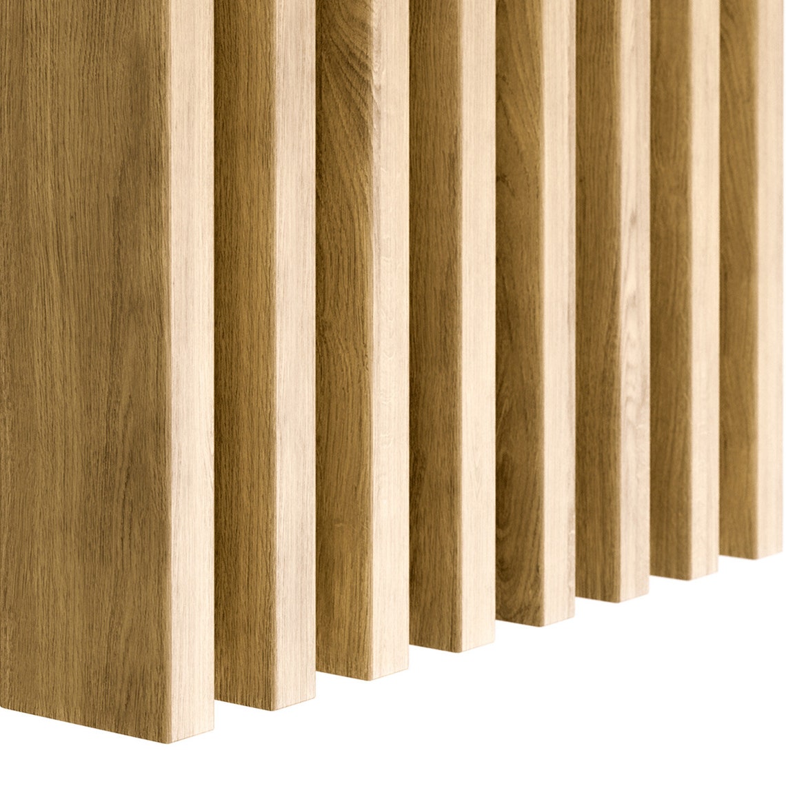 Freestanding MDF Slats Natural Oak 10 Pieces Etsy
