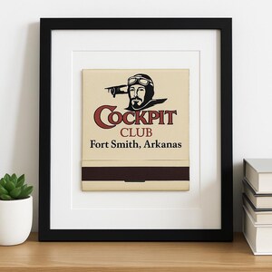 Cockpit Club - Fine Art Matchbook Print