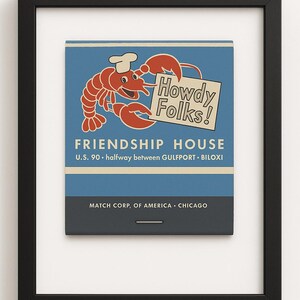 Friendship - Howdy - Fine Art Matchbook Print
