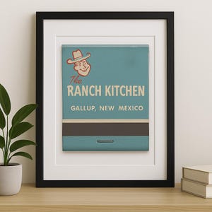 The Ranch Kitchen - Fine Art Matchbook Print