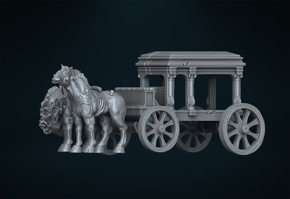 Hearse, Death Carriage Kit (10 pieces)