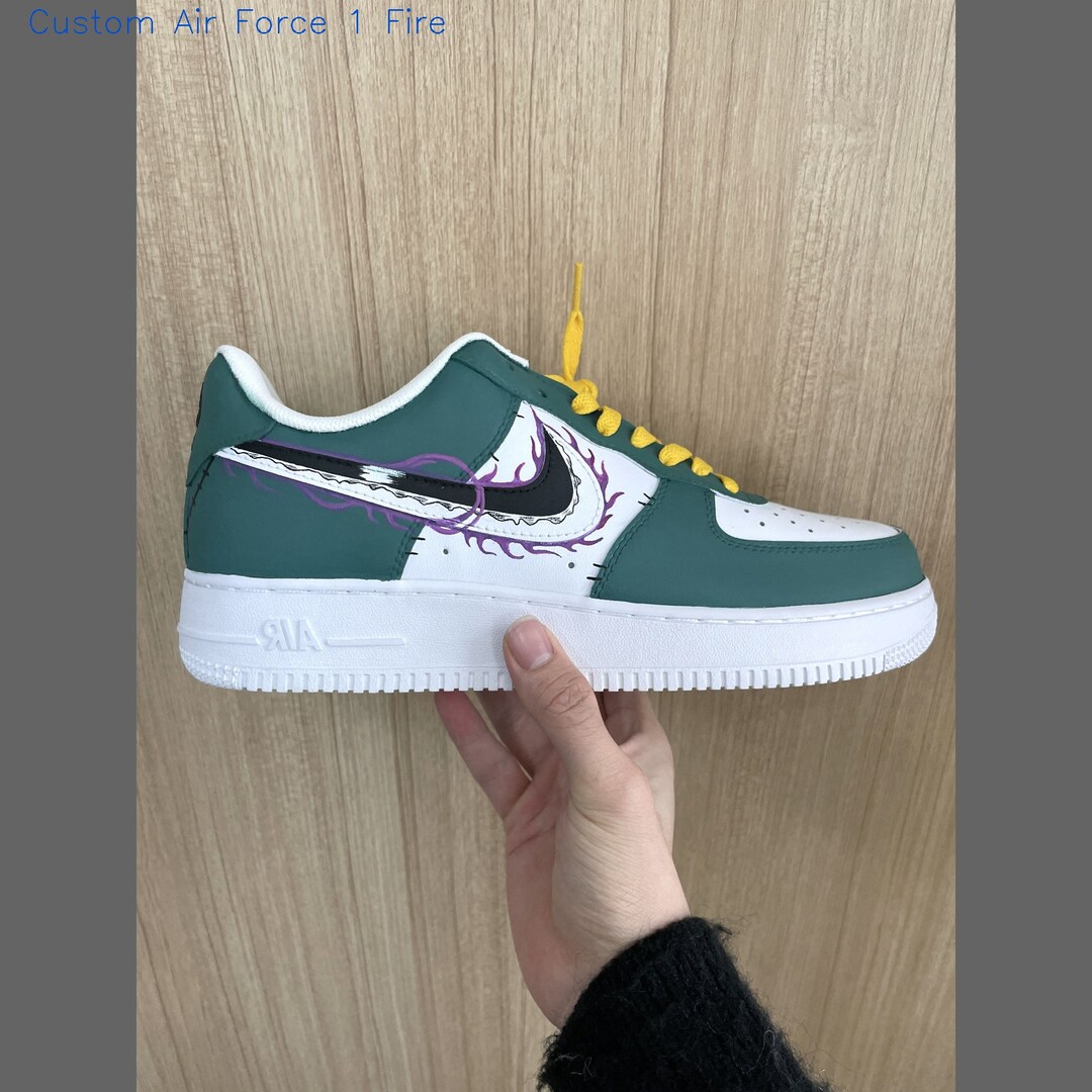 custom air force 1 fire