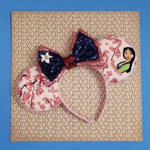 Mulan inpsired mickey ears/ Lunar New Year inspired mickey ears