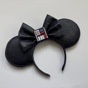 Darth Vader inspired mickey ears
