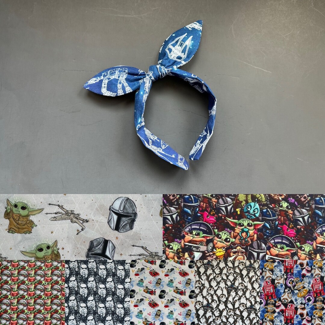 Star Wars Inspired Tie Knot Headband/knotted Headband/turban Headband ...