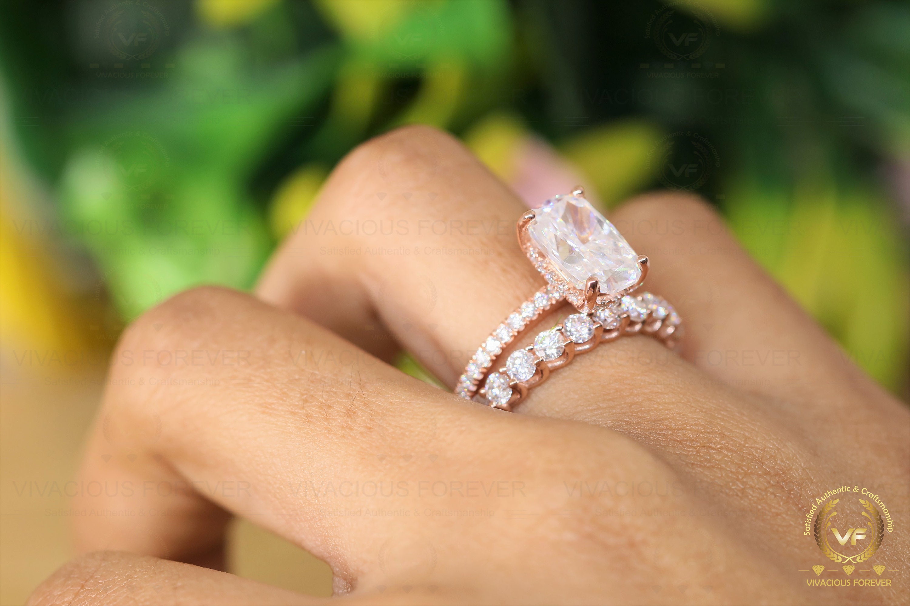 WEDDING RING Special Valentine's Day Gift White By JRingStudio