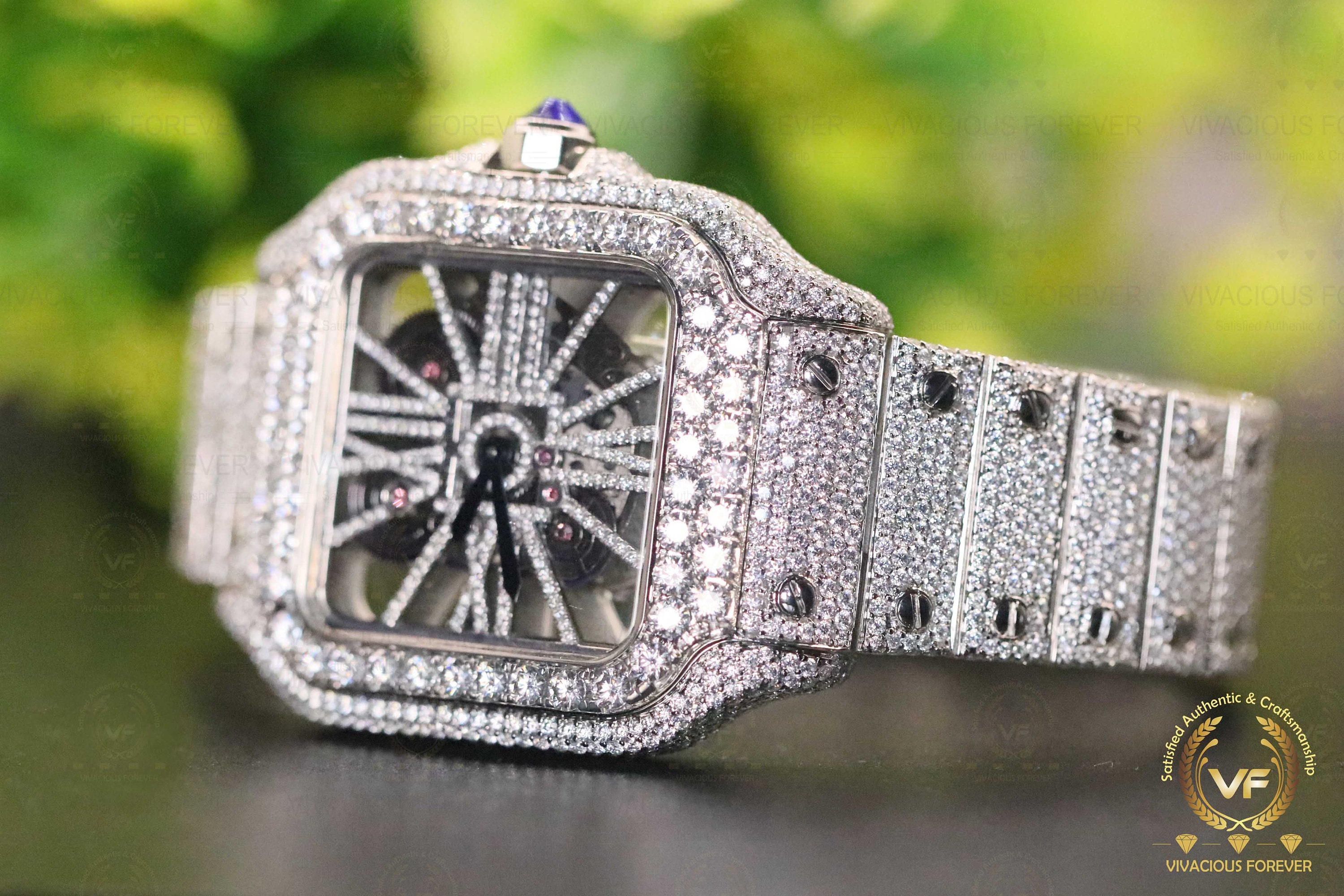 Cartier Skeleton Watch Etsy Canada