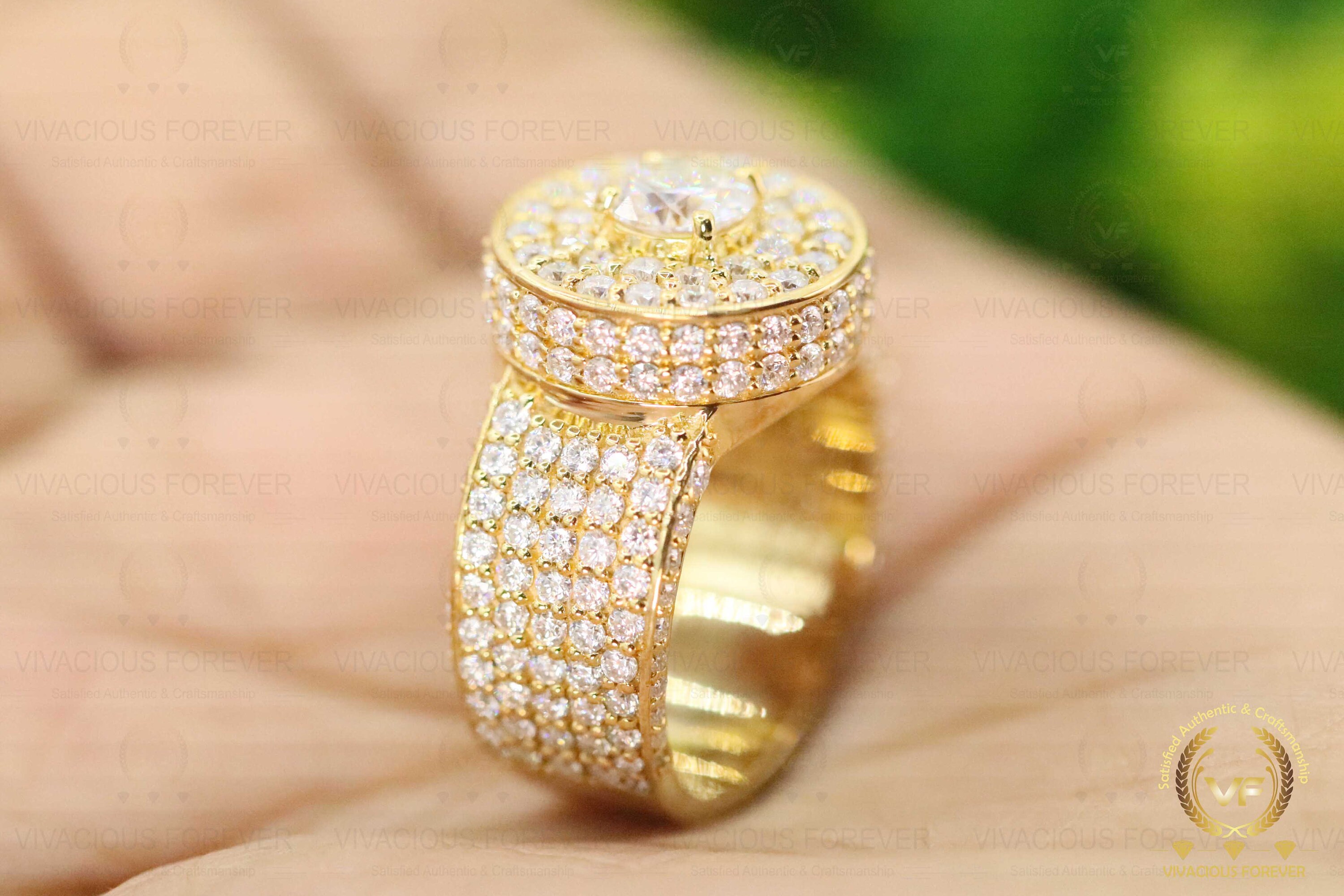 Mens bust down ring deals