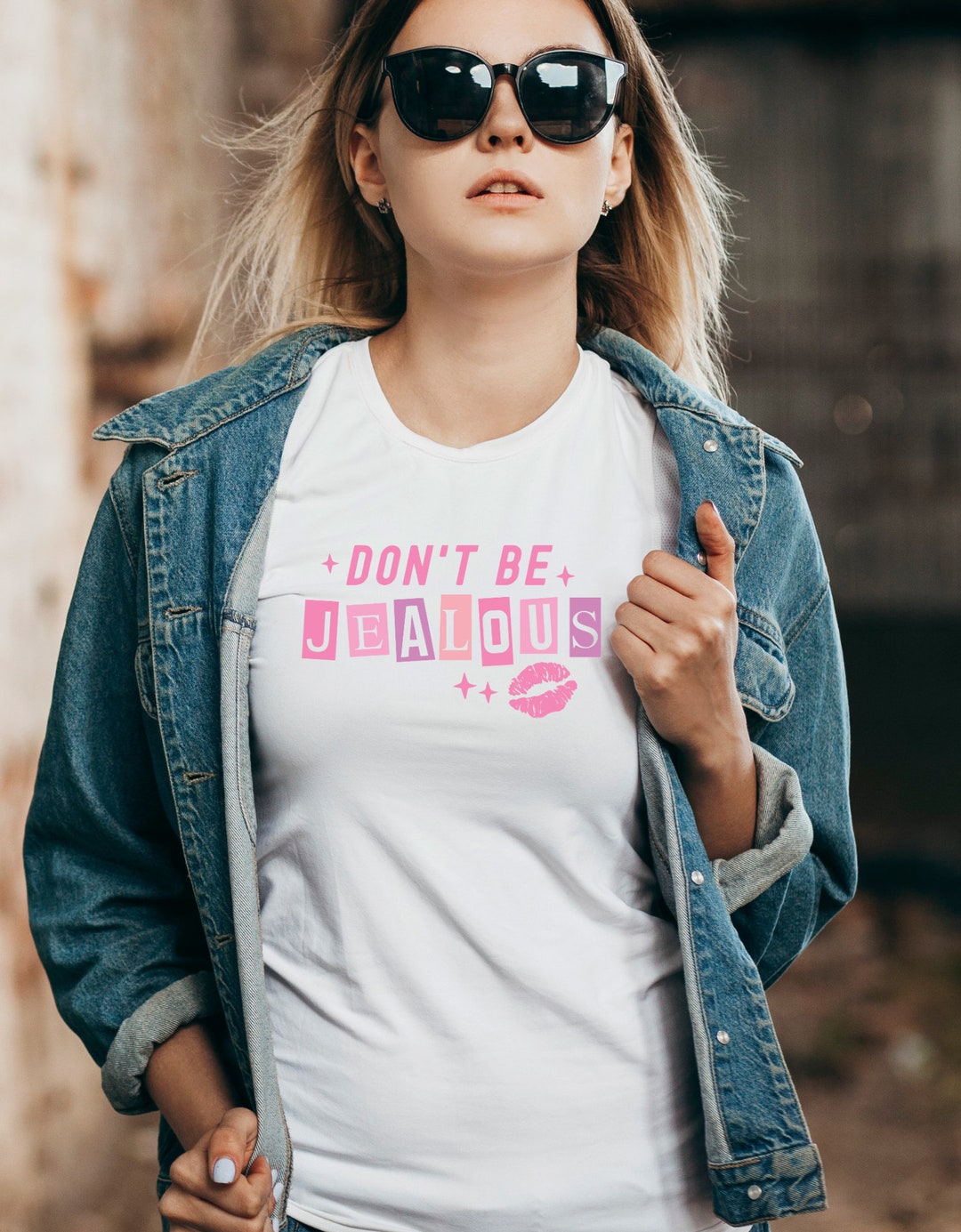 Mean Girls Vibe Don't Be Jealous Pink Sassy Teen Etsy