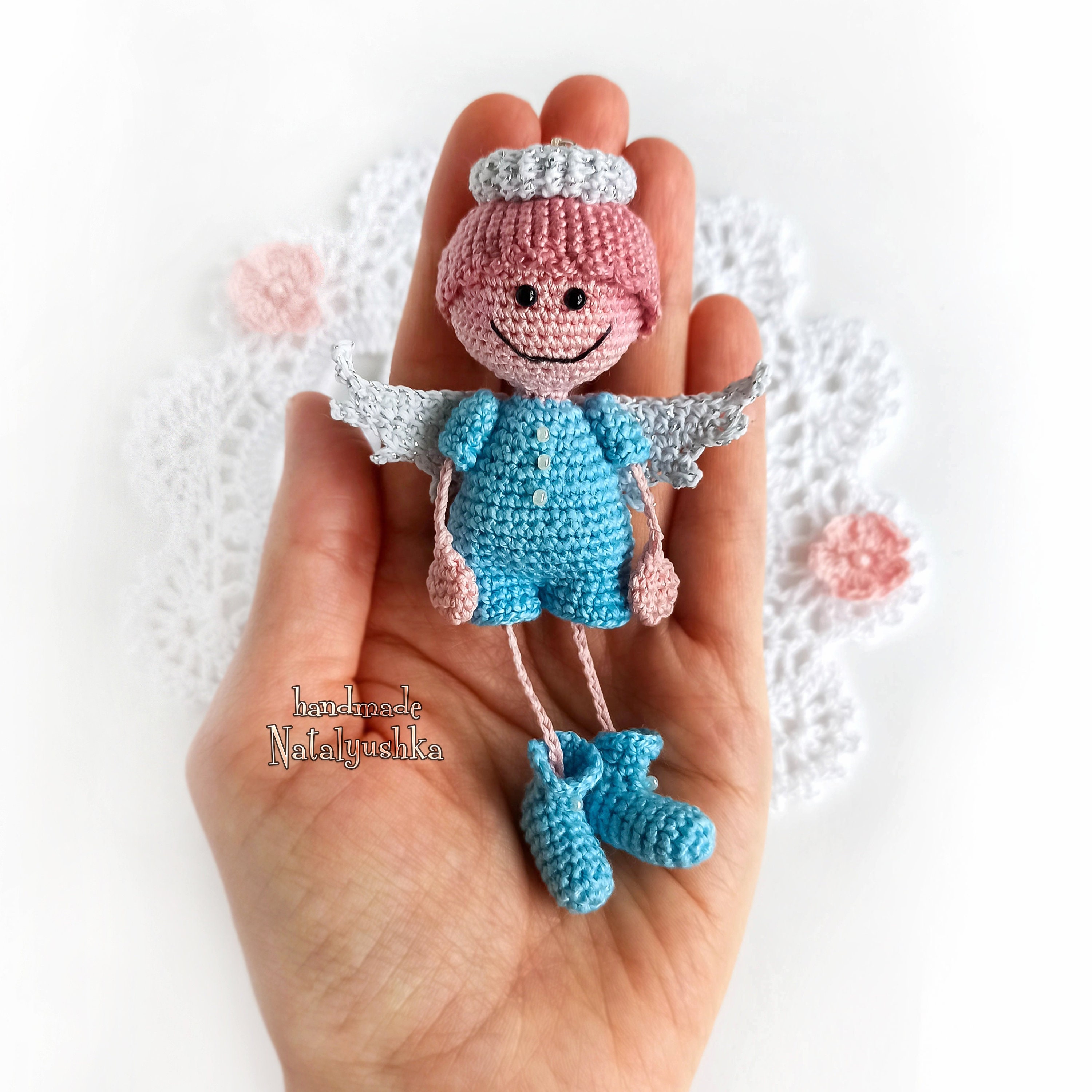 Llavero de juguete Angel Boy Espejo de coche colgando Ángel Etsy