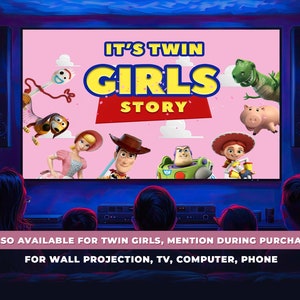 Toy Story Twin Girl Gender Reveal Video Announcement
