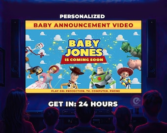 Personalized Toy Story Pregnancy Announcement Video | Baby Announcement Movie