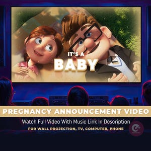 Pregnancy Announcement Video, Up Pregnancy Announcement Movie, Baby Announcement Video, Pregnancy Announcement