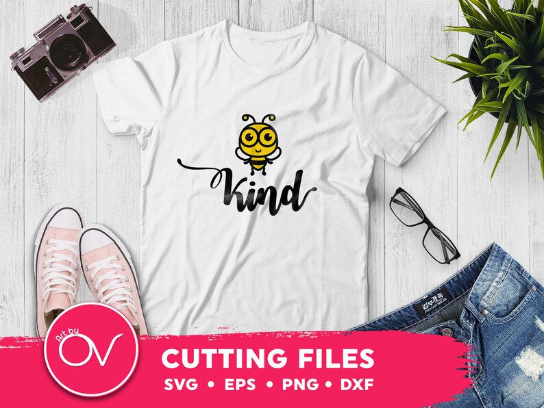 Download Bee Kind SVG file Bee Svg Layered Cut File Let It Bee SVG ...