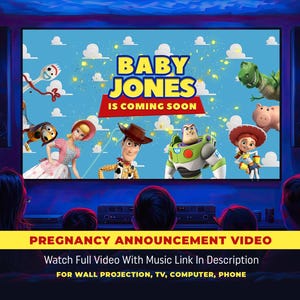 Video annuncio gravidanza, Film annuncio gravidanza, Video annuncio bambino, Video annuncio bambino Toy Story