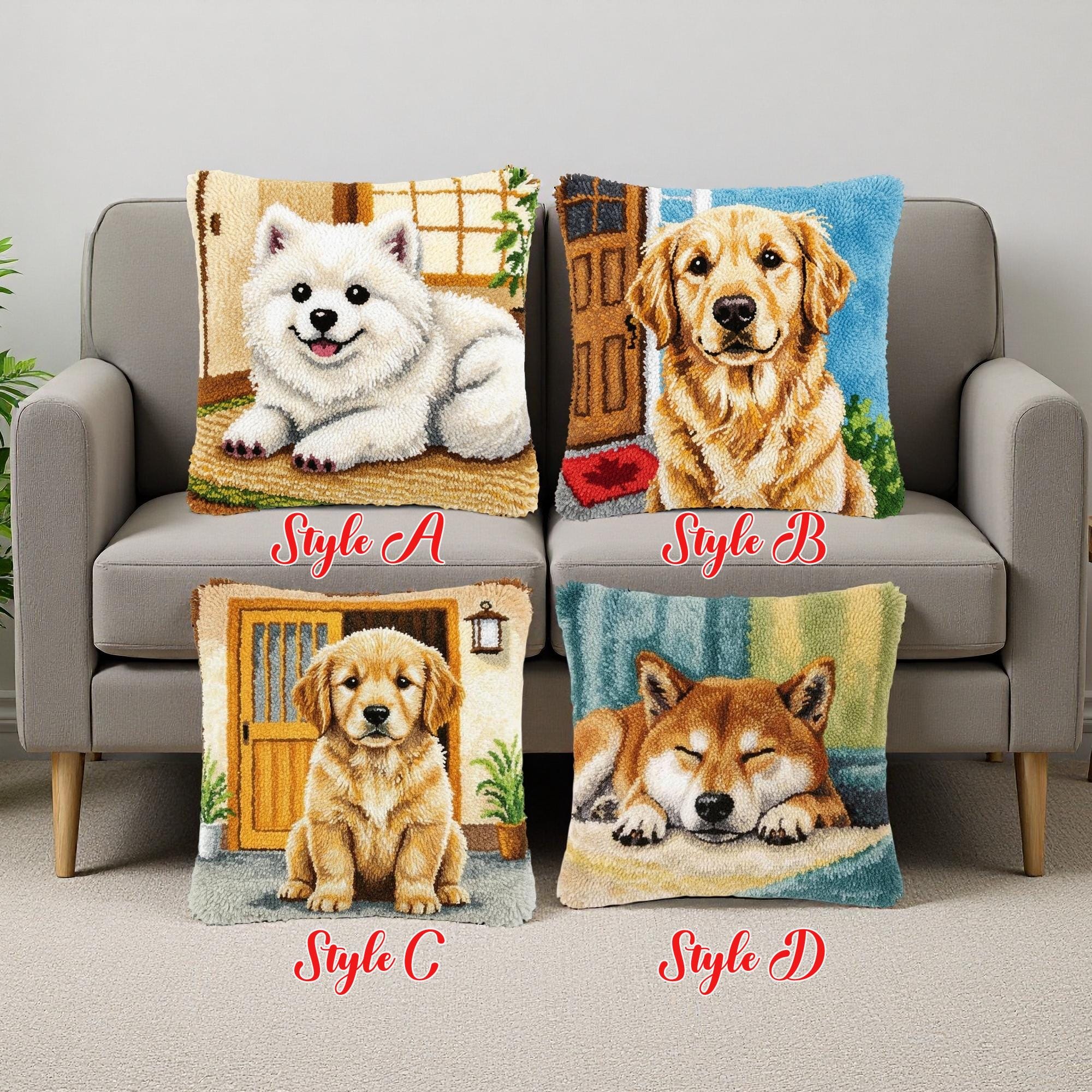 Federa Cuscino 45x45 Cm Con Cane Schnauzer Colorato - TBS - Morbido Poliestere - Regalo Per Amanti Cani - 4