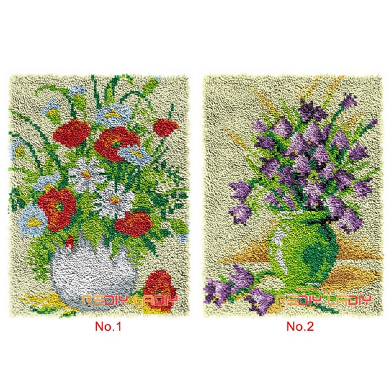 Hooks hobby Flower Latch hook rug kits for adults Carpet