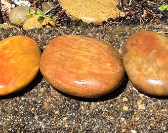Bags of 3, Natural Smooth River Rocks for Painting, Aquariums, Terrariums +++ Take Your Pick!