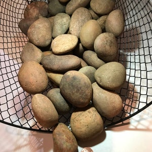 Smooth River Rocks, 10lb Bags, 3-4oz Stones, 2-4” Size, Take Your Pick! Great for Painting, Rock Art, Aquariums + More
