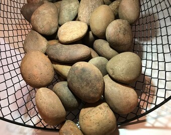 Smooth River Rocks, 10lb Bags, 3-4oz Stones, 2-4” Size, Take Your Pick! Great for Painting, Rock Art, Aquariums + More