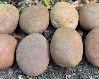 Bags of 8, Natural Smooth River Rocks for Painting, Terrariums, Aquariums +++