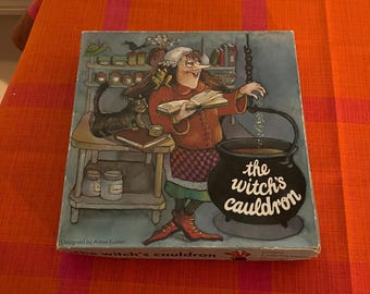 The Witch’s Cauldron, 1984 Lotto Game, Designed by Annie Kubler.