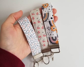 Keychain Fabric, Schlüsselanhänger, schlüsselband aus Stoff, Geschenkidee, Brautjungferngeschenk