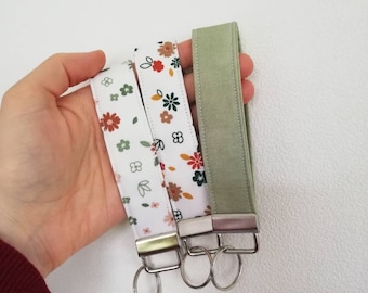 Keychain Fabric, Schlüsselanhänger, schlüsselband aus Stoff, Geschenkidee, Brautjungferngeschenk