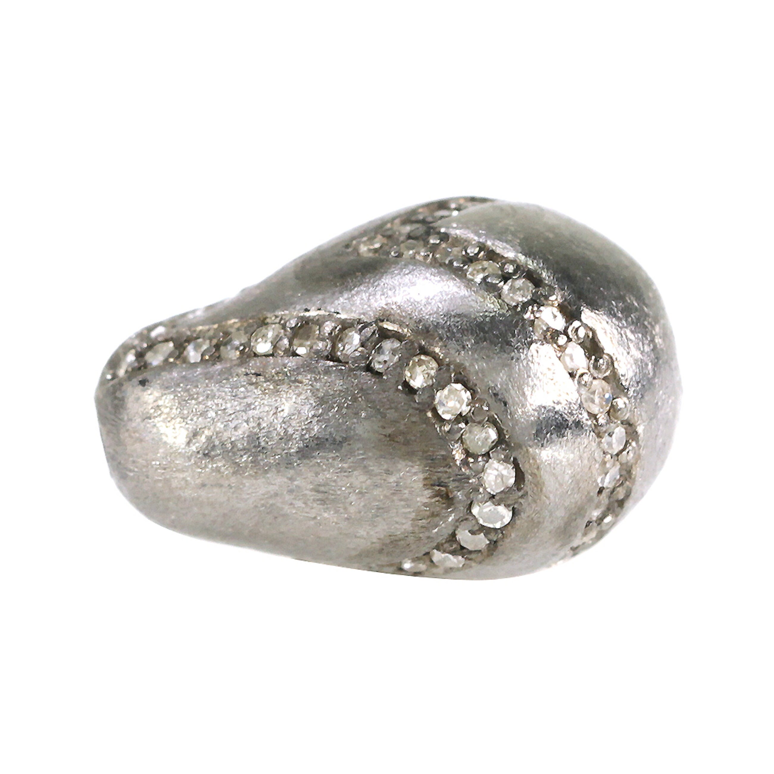 Antique Pave Diamond Bean Shape Beads 925 Silver Diamond - Etsy