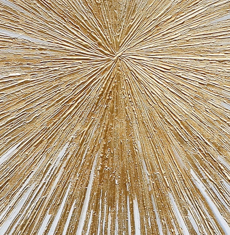 Gold Leaf Art Abstract Painting Original Artwork Modern Etsy Australia