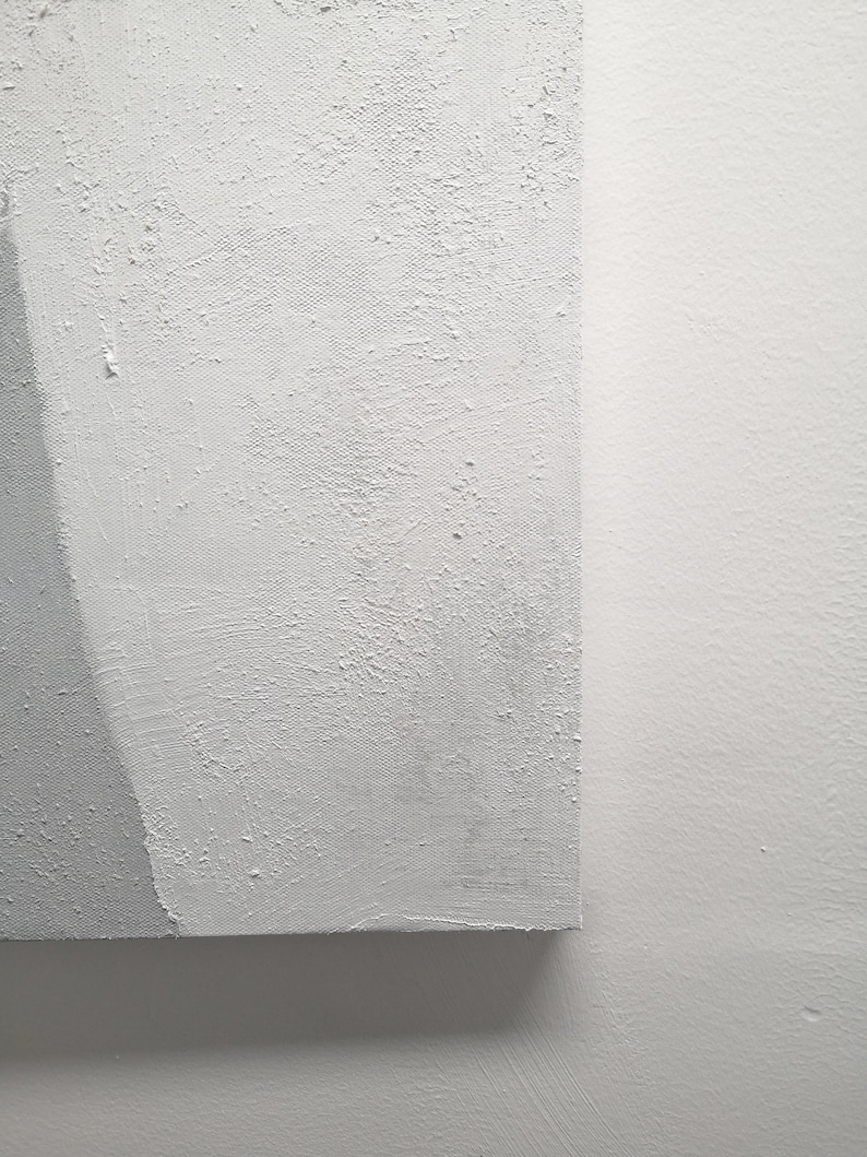 Large Grey Abstract Painting Minimalism Art Original Abstract Etsy