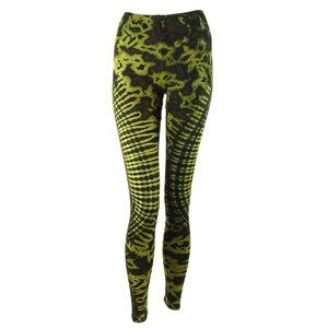 Leggings - Batik - Sun - green-yellow-green