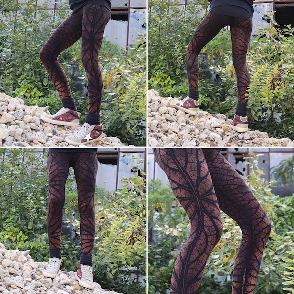 Leggings - Batik - Aridity - braun-ockerbraun