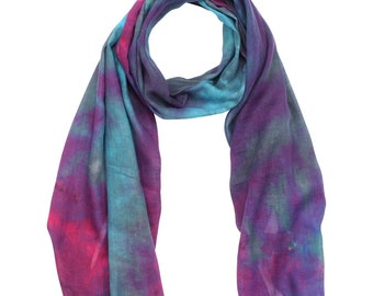 Sjaal - All-over - tie-dye - 40 x 140 cm - Neksjaal