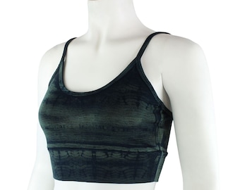Sportbeha - Croptop - Batik - Reptiel